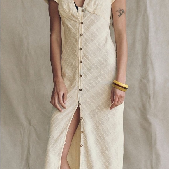 NWT FreePeople “new in town” midi dress - Picture 1 of 5